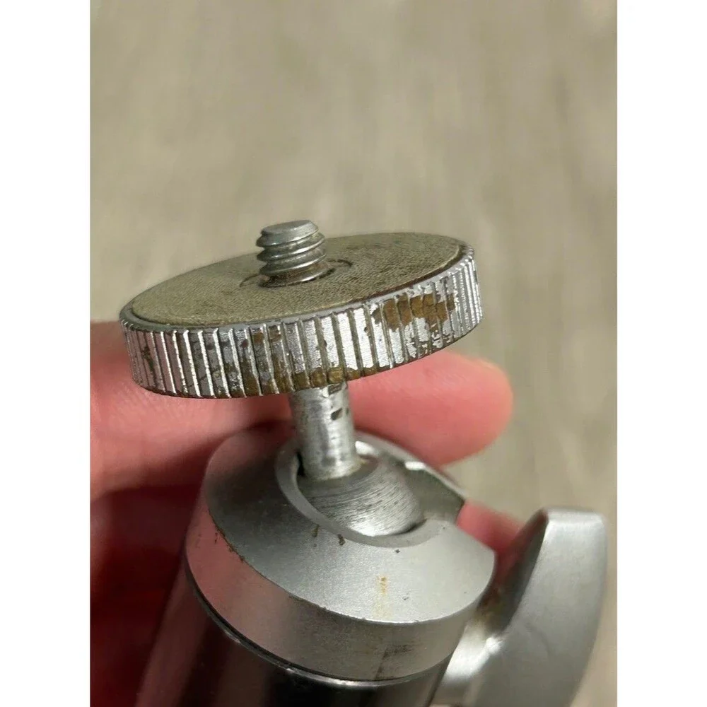 Vintage LEITZ WETZLAR Germany Small Ball & Socket Tripod Head Attachment Piece